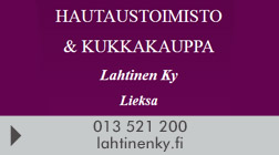 Hautaustoimisto ja Kukkakauppa Lahtinen Ky logo